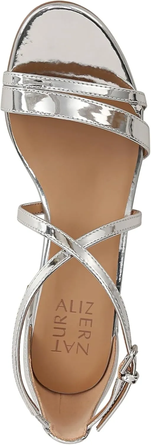 Naturalizer Women's June Strappy Low Block Heel Dress Sandal