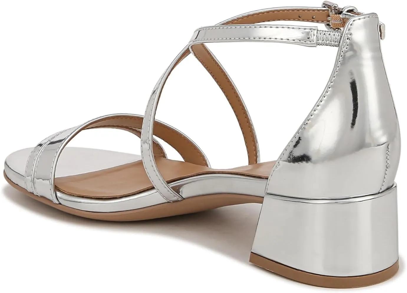 Naturalizer Women's June Strappy Low Block Heel Dress Sandal