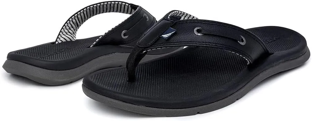 Nautica Men's Flip Flop, Beach Sandal, Boat Slide, Water Slippers