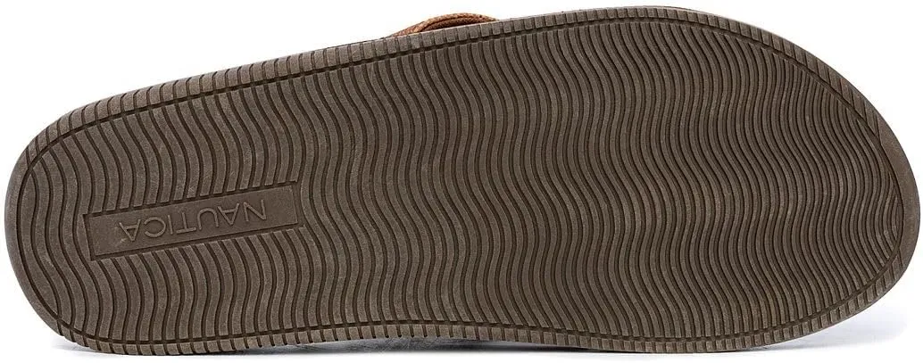Nautica Men's Flip Flop, Beach Sandal, Boat Slide, Water Slippers