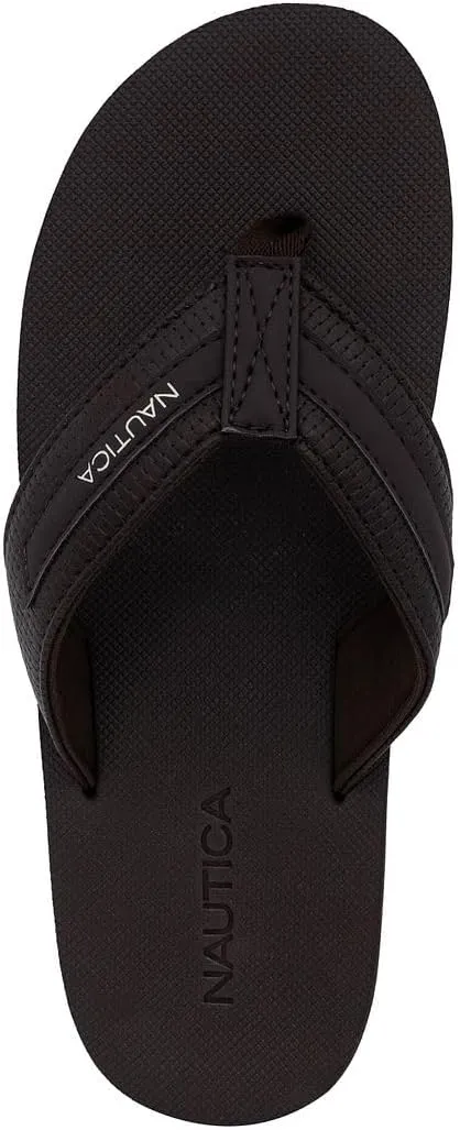 Nautica Men's Flip Flop, Beach Sandal, Boat Slide, Water Slippers