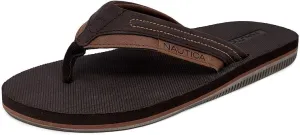 Nautica Men's Flip Flop, Beach Sandal, Boat Slide, Water Slippers