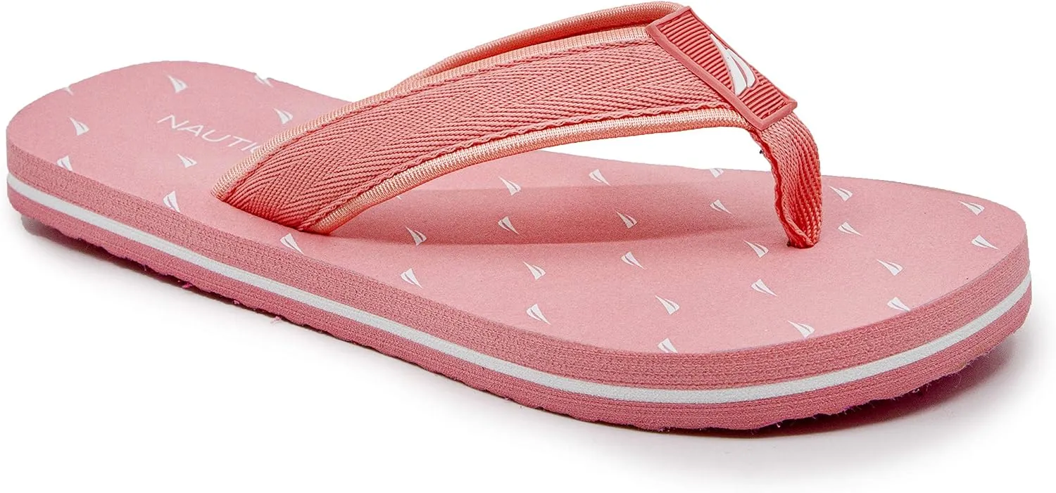Nautica Women's Thong Strap Sandal, Flip-Flop Boat Slide
