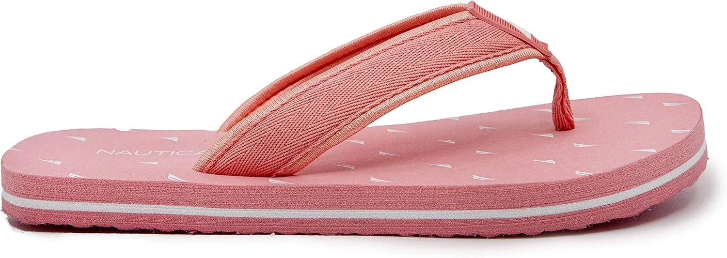 Nautica Women's Thong Strap Sandal, Flip-Flop Boat Slide