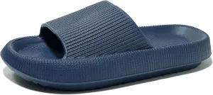 NewDenBer Cloud Slides Slippers for Women and Men Soft Cushioned Thick Sole Shower Bathroom Indoor Outdoor House Slide Sandals