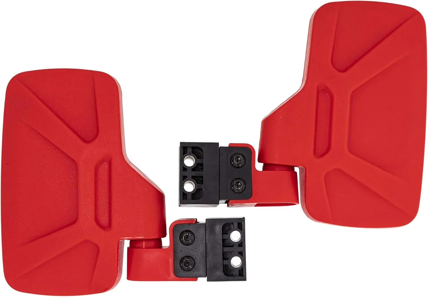 NICHE UTV Side View Mirror Set with 1.75" - 2" Roll Bar Cage for Polaris RZR Kawasaki Teryx Mule Pioneer Yamaha Rhino (Red)