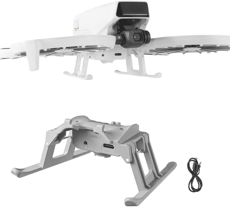 Night Lighting Landing Gear for DJI FLIP, Rechargeable LED Night Flying Lights 2 in 1 Kit
