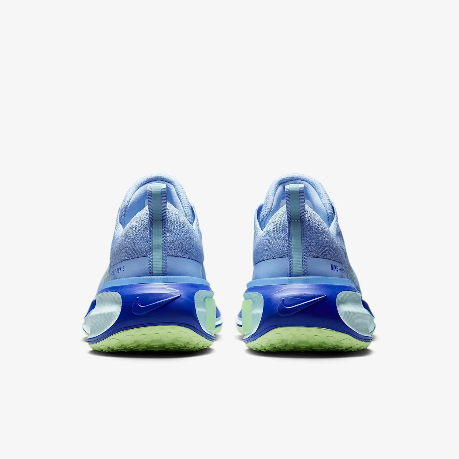 Nike Invincible 3 Men's Road Running Shoes (DR2615-405, Aluminum/Racer Blue/Barely Volt/Glacier Blue)