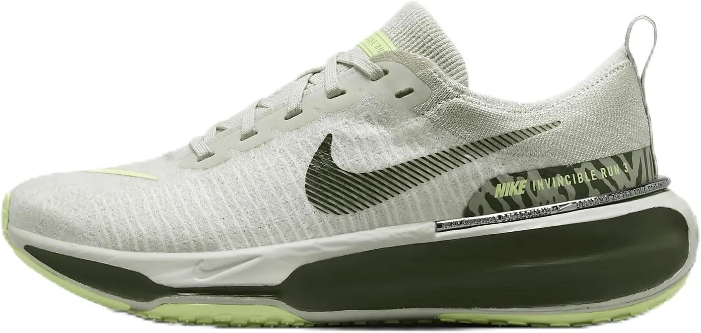 Nike Invincible 3 Premium Women's Road Running Shoes (FQ5027-001, Light Bone/Barely Volt/Volt/Cargo Khaki) Size 5