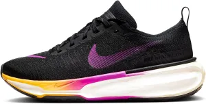 Nike Invincible 3 Women's Road Running Shoes (DR2660-006, Black/Laser Orange/Coconut Milk/Hyper Violet) Size 8.5