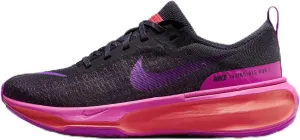 Nike Invincible 3 Women's Road Running Shoes (DR2660-501, Dark Raisin/Hot Punch/Laser Fuchsia/Hyper Violet) Size 8