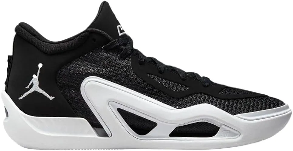 Nike Jordan Tatum 1 Team Bank Basketball Shoes (FB2863-001, Black/Grey Fog/White) Size 15