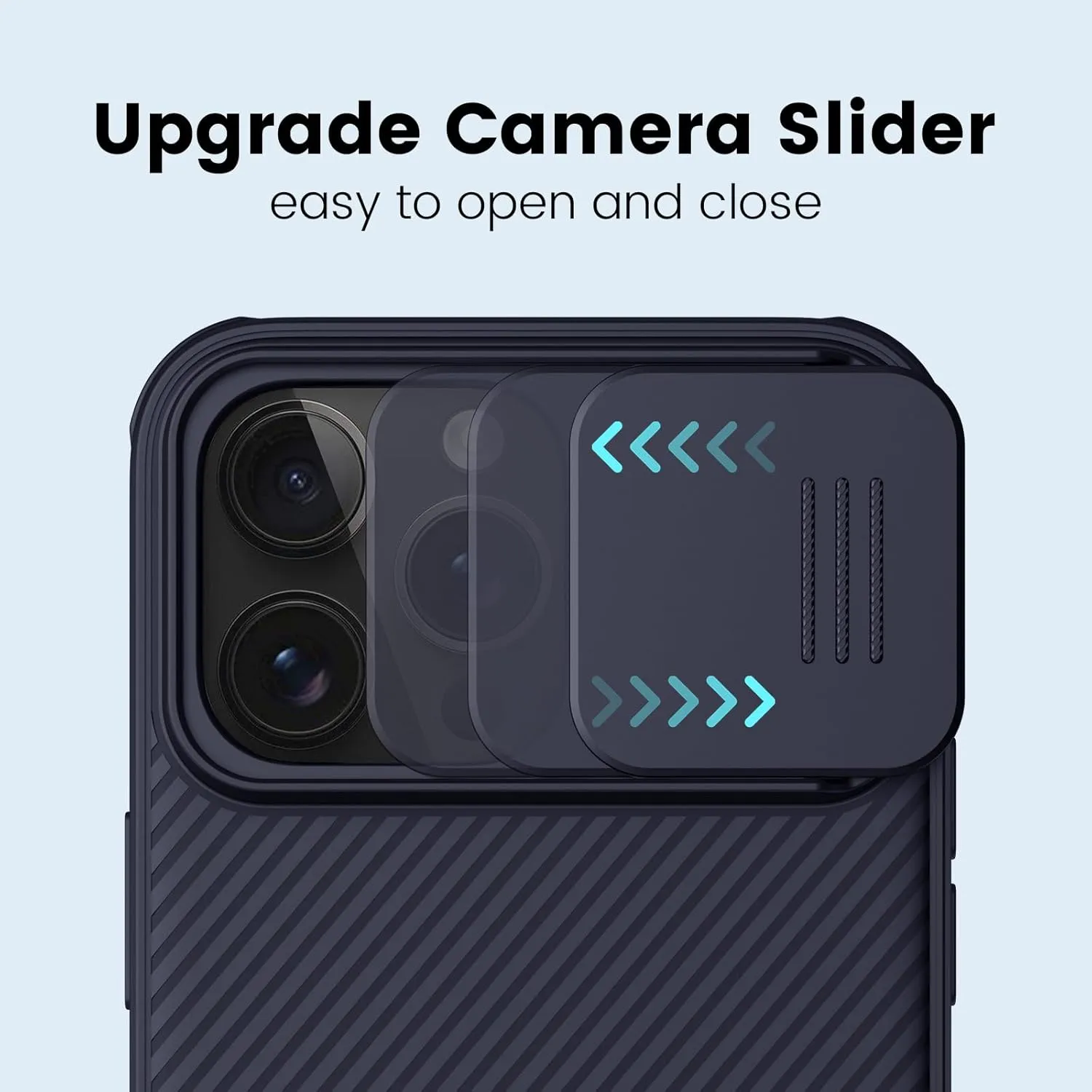 Nillkin Magnetic for iPhone 15 Pro Case, Ultra Slim with Sliding Camera Cover, Compatible with MagSafe, Camshield Pro Magnetic Case for iPhone 15 Pro 6.1 inch, Dark Purple