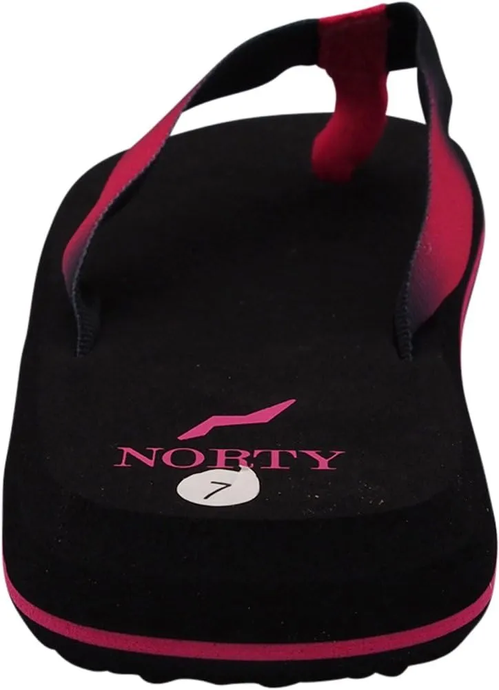 NORTY - Womens Platform Flip Flop Thong Sandal - Runs 1 Size Small