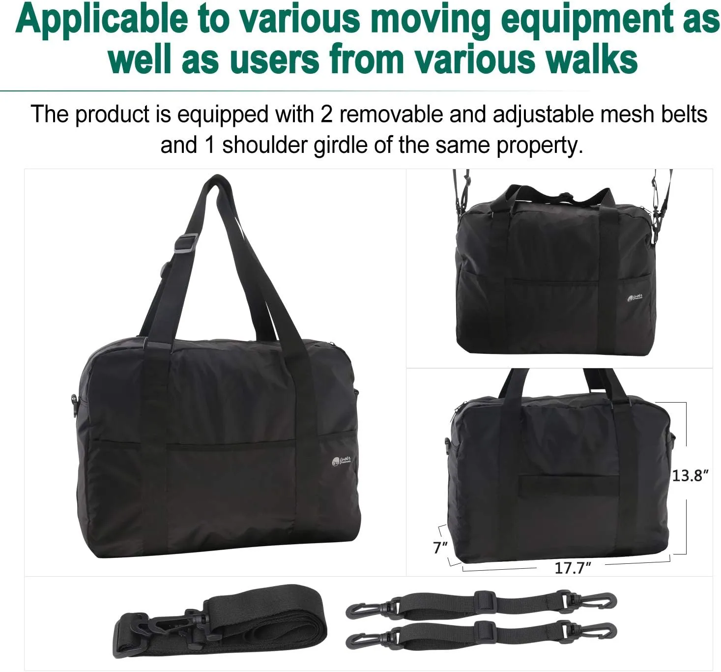 Nurse Bag Wheelchair Bag Travel Tote Bag Perfect Nursing Tote for Working Women Teachers Bag Multicolor
