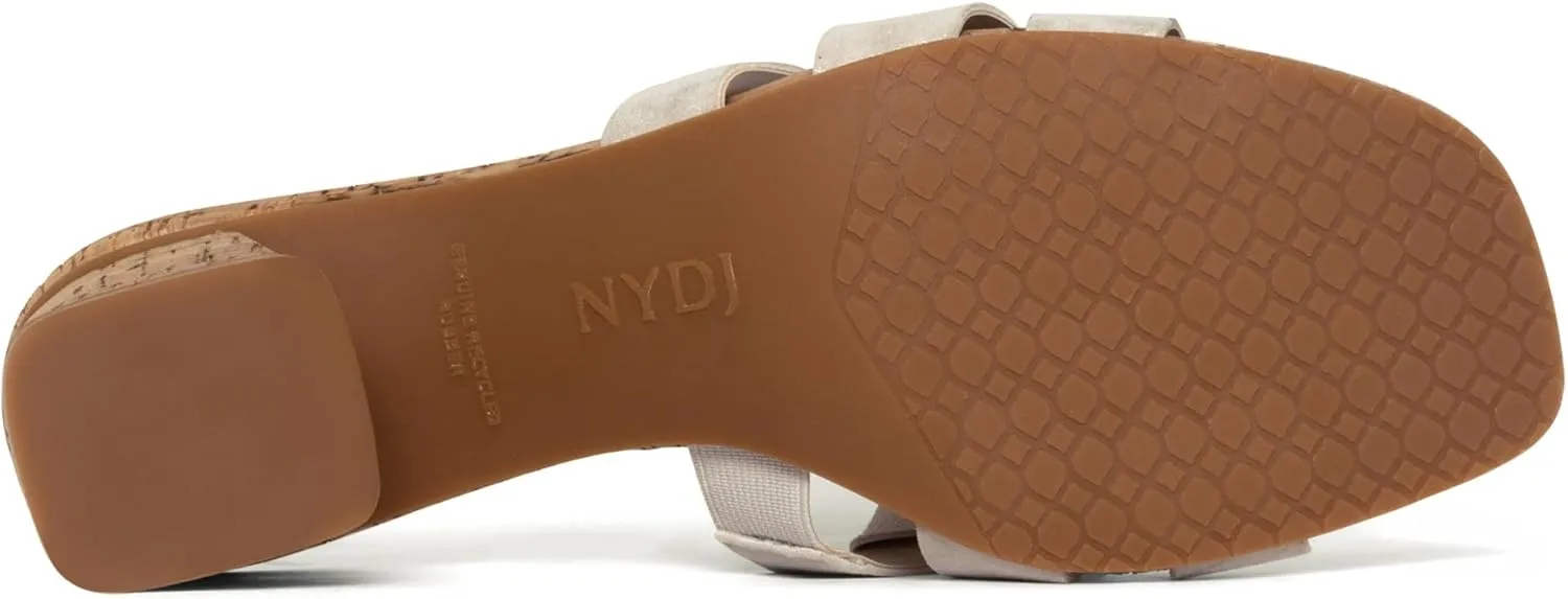 NYDJ Women's Gloriana Metallic Suede