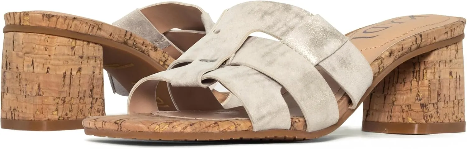 NYDJ Women's Gloriana Metallic Suede