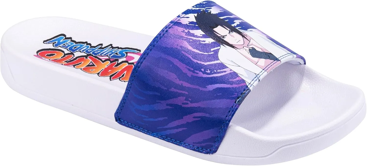 Odd Sox, Slide, Slip On Sandal, Naruto x Sasuke, Soft, Comfortable, Unisex