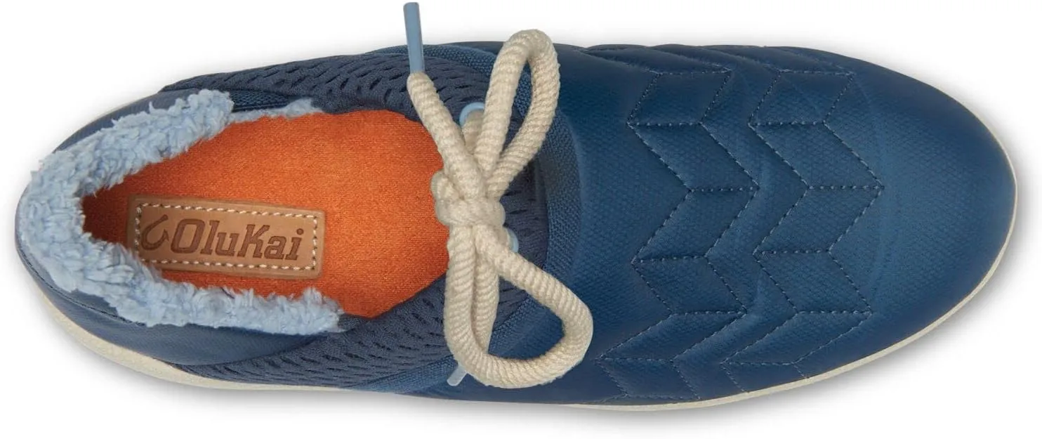 OLUKAI Mahiki Women's Slipper Sneaker, Indoor & Outdoor Wear, Removable & Washable Footbed & Ultra-Soft Comfort Fit