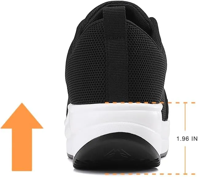 Oude Womens Walking Sneakers Comfy | Platform Shoes for Women Fashion | Stylish Standing All Day Rocker Bottom