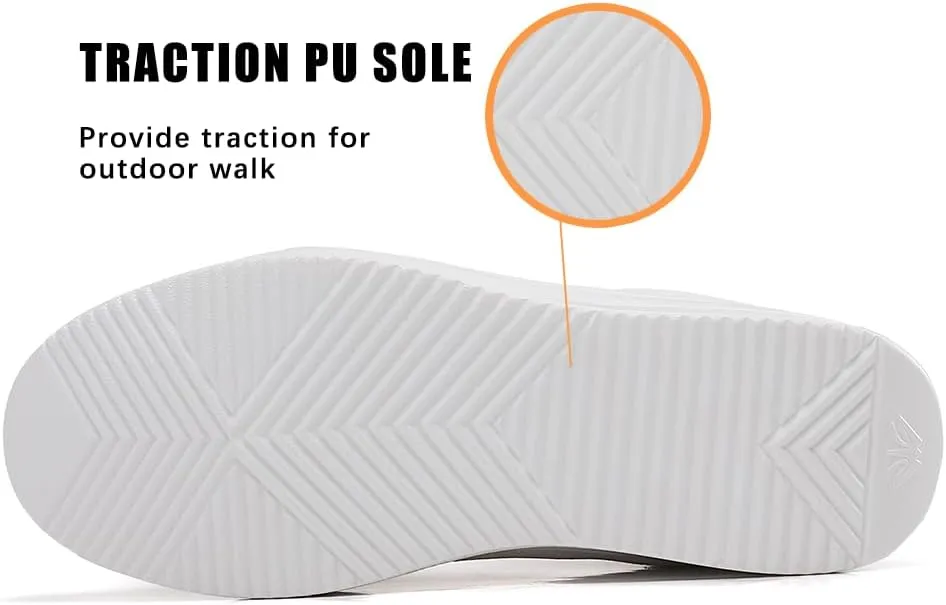 Oude Womens Walking Sneakers Comfy | Platform Shoes for Women Fashion | Stylish Standing All Day Rocker Bottom