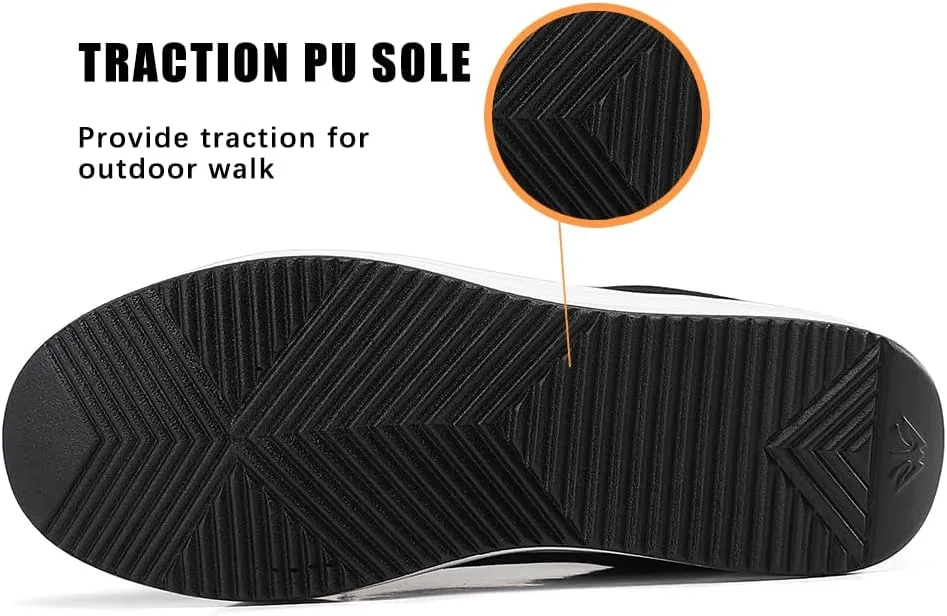 Oude Womens Walking Sneakers Comfy | Platform Shoes for Women Fashion | Stylish Standing All Day Rocker Bottom