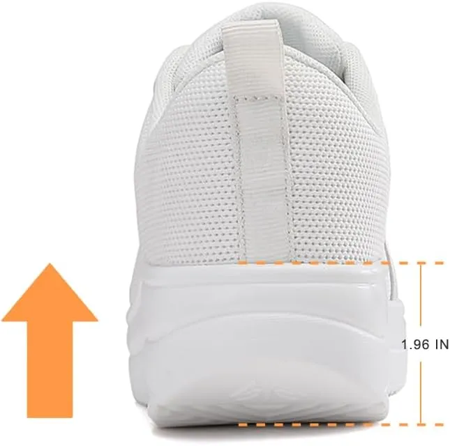 Oude Womens Walking Sneakers Comfy | Platform Shoes for Women Fashion | Stylish Standing All Day Rocker Bottom