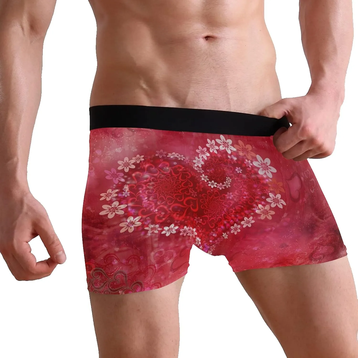 Oyihfvs Men's Novelty Boxer Briefs Breathable Underwear Stretchy Underpants Shorts S-XL