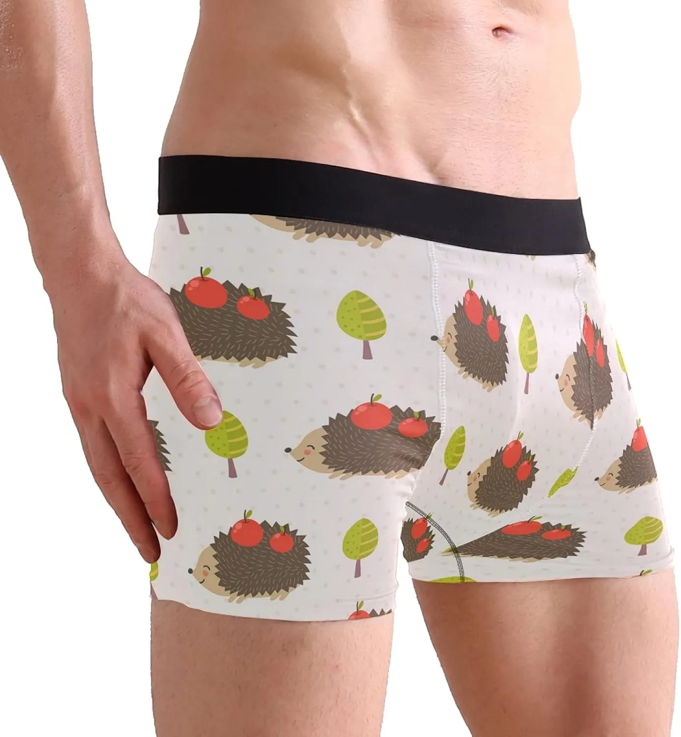 Oyihfvs Men's Novelty Boxer Briefs Breathable Underwear Stretchy Underpants Shorts S-XL
