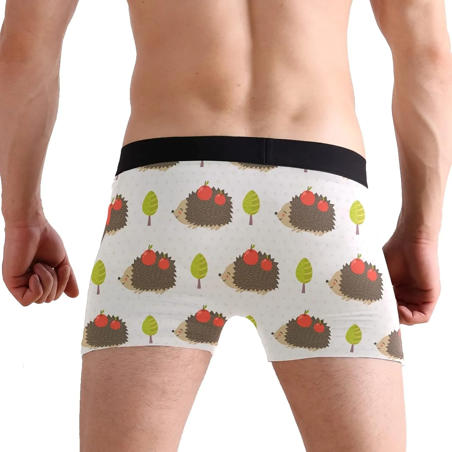 Oyihfvs Men's Novelty Boxer Briefs Breathable Underwear Stretchy Underpants Shorts S-XL