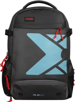 Padel Racket Bag ML10 Team Black | High-Performance Padel Backpack for Men | Dual Compartments for Rackets & Accessories | Ventilated Shoe Compartment | Ergonomic Design w/Padded Straps