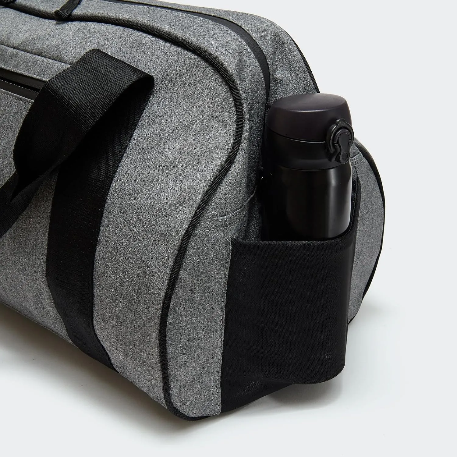 Pander 28L Large Gym Duffle Bag with Shoe Compartment, Fit for Travel, Weekend, Sports, Workout, Overnight.(Grey)