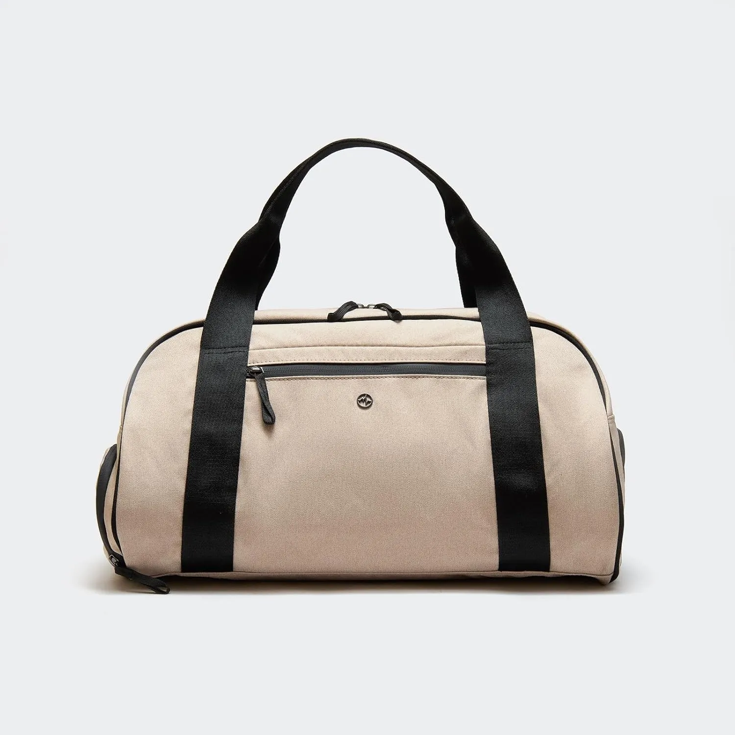 Pander 28L Large Gym Duffle Bag with Shoe Compartment, Fit for Travel, Weekend, Sports, Workout, Overnight.(Raw Linen)