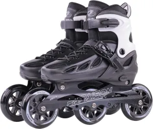 PAPAISON Adult Adjustable Inline Skates for Men Women with 3 100mm Wheels, Outdoor Blades Female Male Fitness Speed Racing Skates, Roller Skates for Teens Boys Girls