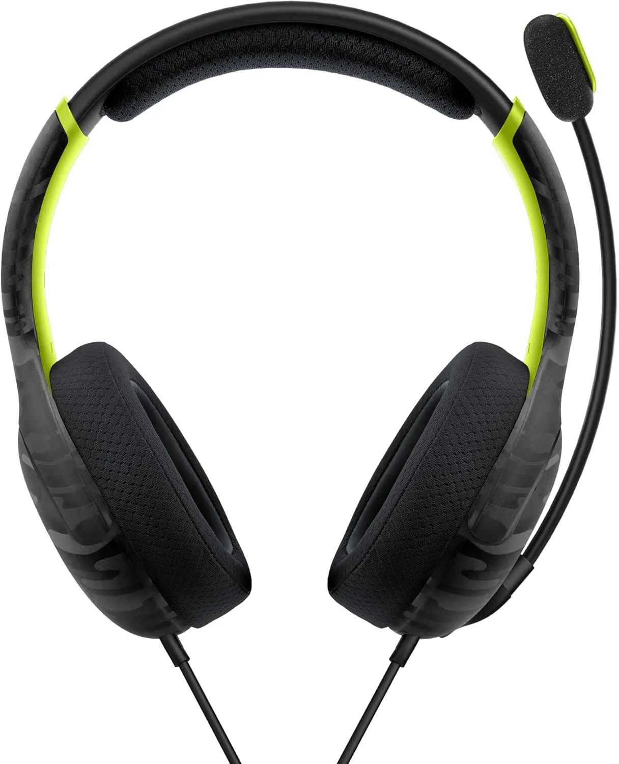 PDP AIRLITE Wired Headset: Electric Carbon - Xbox Series X|S, Xbox One, & Windows 10/11 PC
