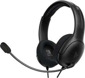 PDP Gaming LVL40 Wired Stereo Gaming Headset with Noise Cancelling Microphone - Black - Nintendo Switch (Renewed)