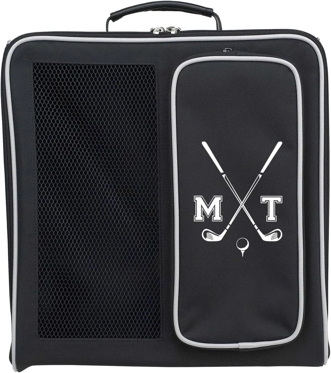 Personalized Golf Shoe Bag & Accessories Organizer-Golf Gift for Men & Women, Heavy Duty, Ventilated, Water Resistant - by Picnic at Ascot