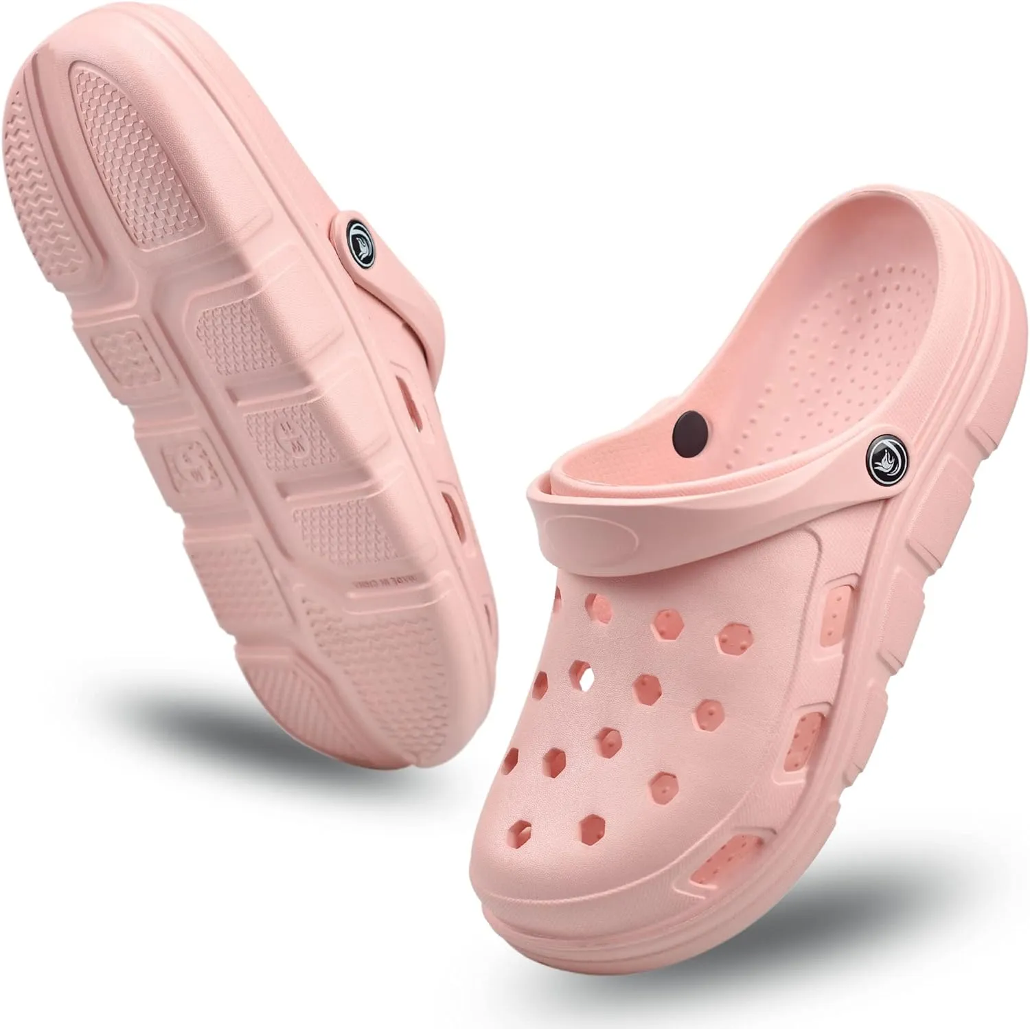PIMIO Garden Clogs for Women and Men,Slip On Work Shoes with Arch Support,Womens Mens Quick-Dry Water Shoes Casual Sandals,Comfortable Slippers