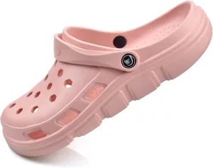 PIMIO Garden Clogs for Women and Men,Slip On Work Shoes with Arch Support,Womens Mens Quick-Dry Water Shoes Casual Sandals,Comfortable Slippers
