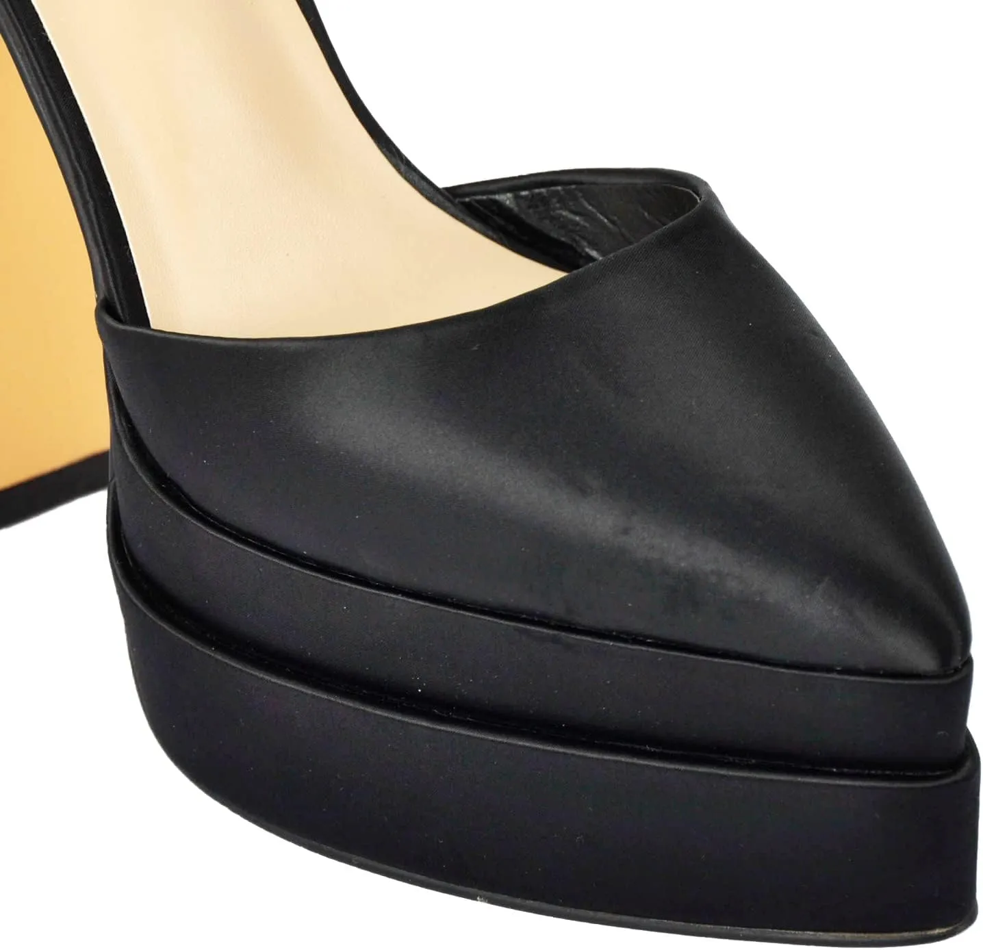 Platform Chunky Heel Pumps for Women Ankle Strap High Block Heel Mary Jane Pumps