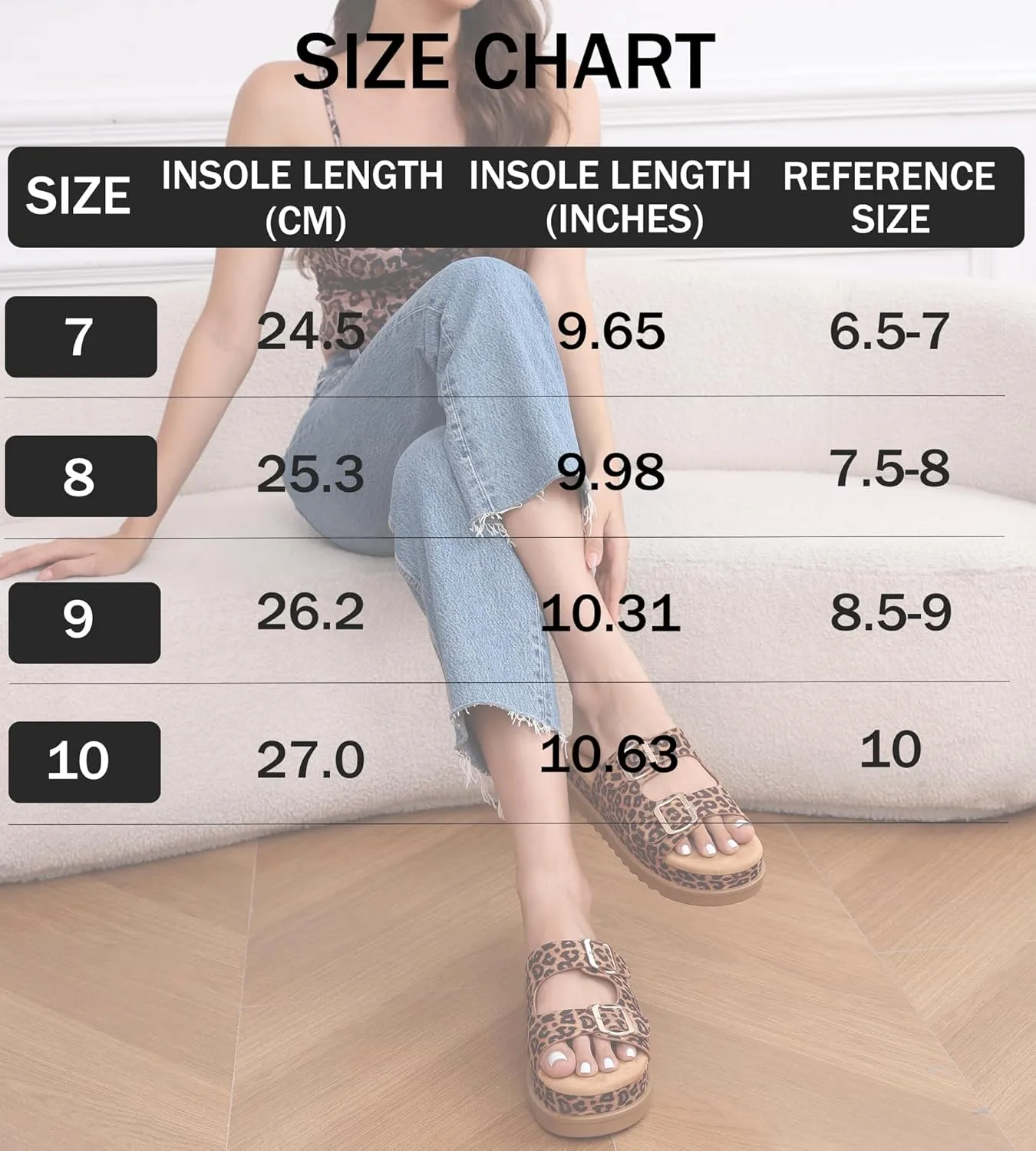 Platform Sandals Women Footwear Open Toe Slide Leather Beach Summer Wedges with Memory Foam Insole Non-Slip Lightweight Wedge Sandals for Women