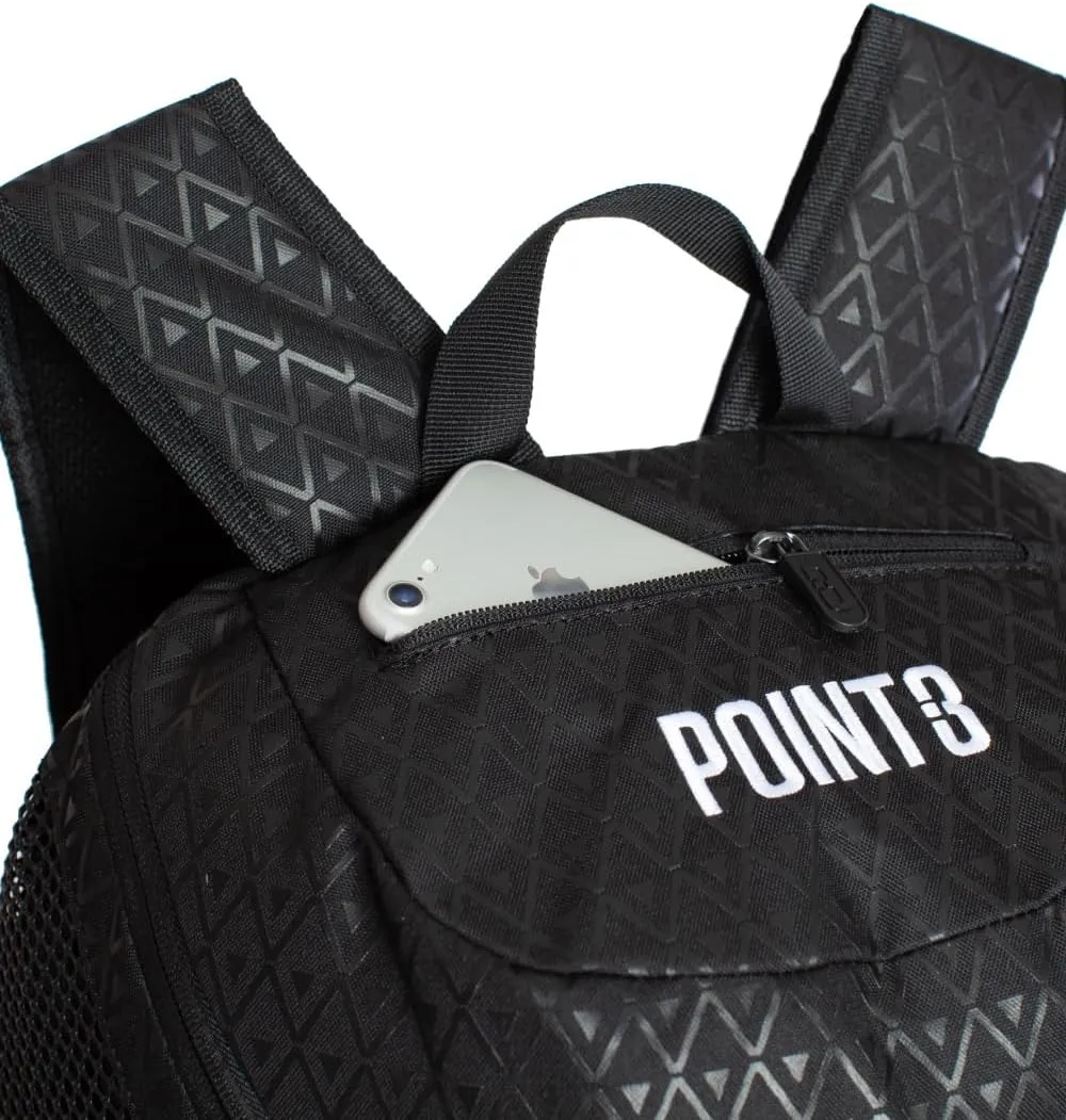 Point 3 Road Trip 2.0 Backpack Basketball Backpack with Drawstrong Closure | Ventilated Mesh Shoe Pocket Compartment