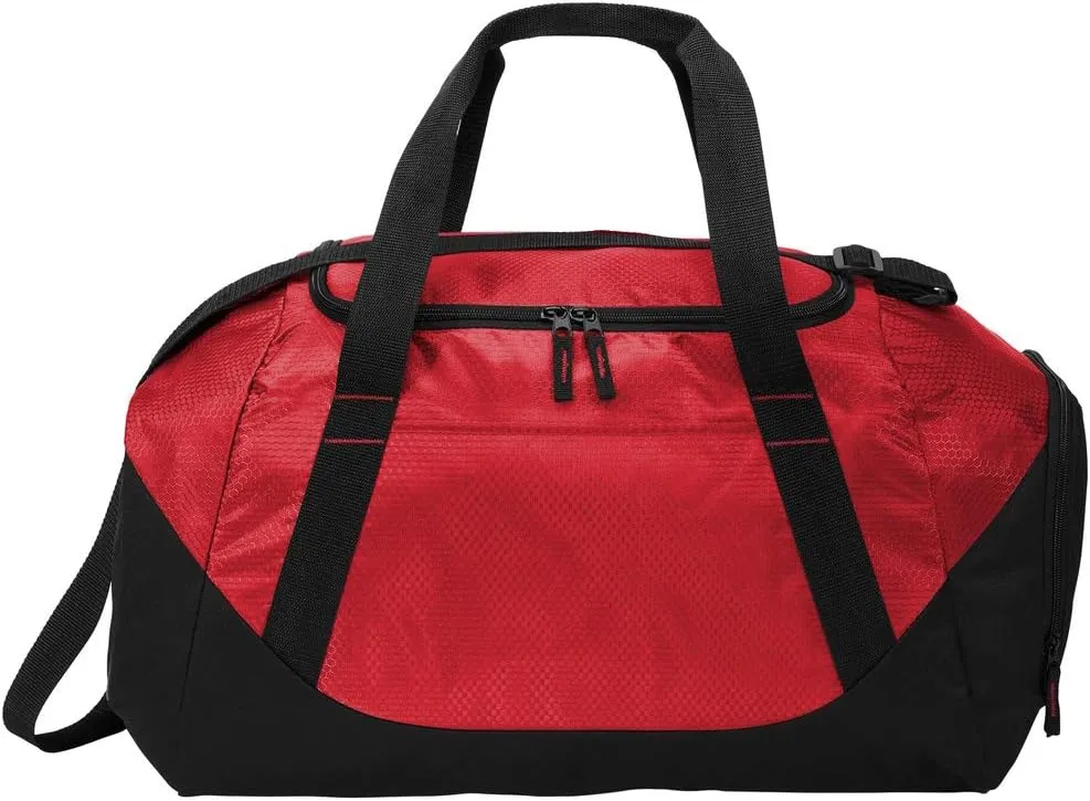 Port Authority Team Duffel BG804, True Red/ Black, OSFA