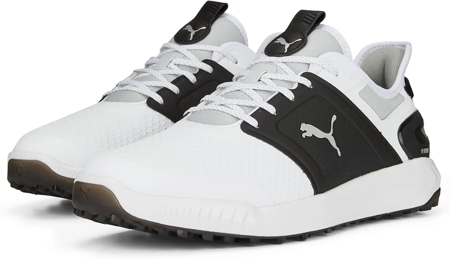 Puma 3763490614 Ignite Elevate Wide Puma White-Puma Black-Puma Silver 14 Mens