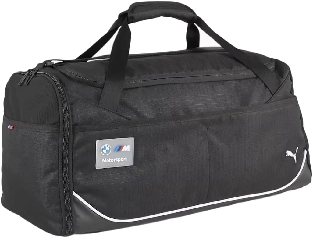 PUMA BMW M Motorsport Casual Travel Duffle Bag, Black