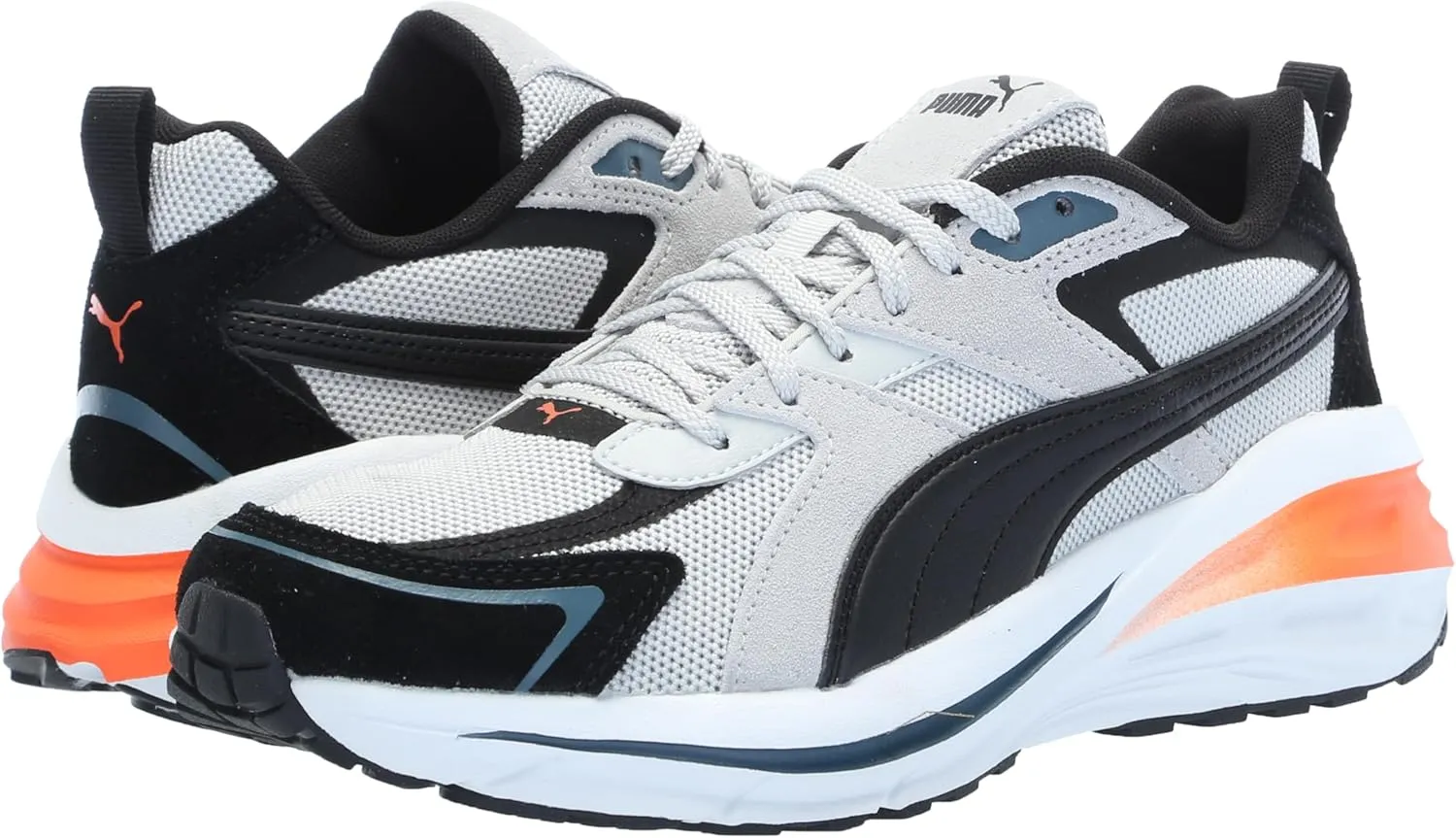 PUMA Men's Hypnotic Leather Shoes, Black-Strong Gray, 10.5