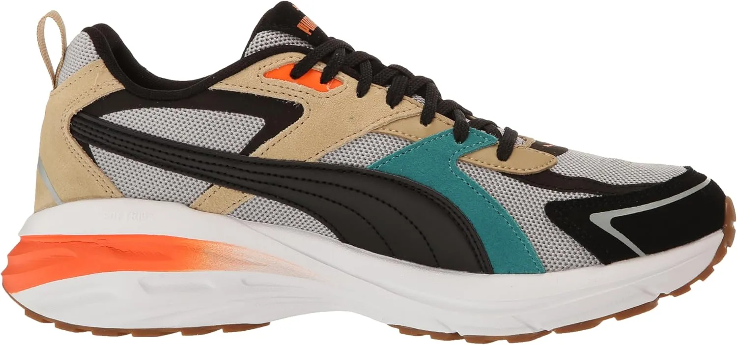 PUMA Men's Hypnotic Leather Shoes, Black-Strong Gray, 10.5