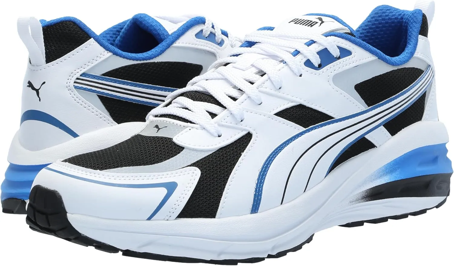PUMA Men's Hypnotic Leather Shoes, Black-Strong Gray, 10.5