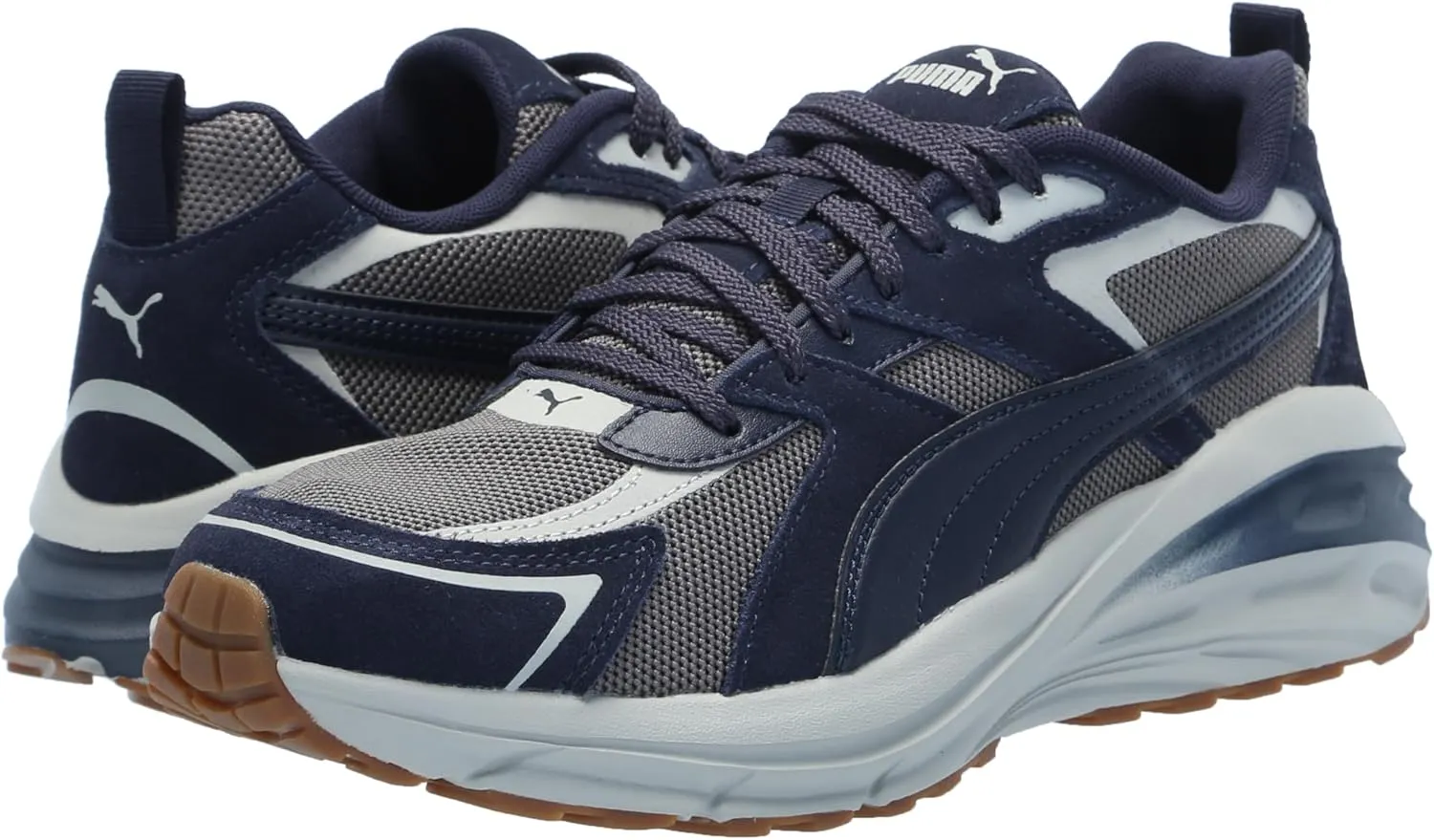 PUMA Men's Hypnotic Leather Shoes, Black-Strong Gray, 10.5