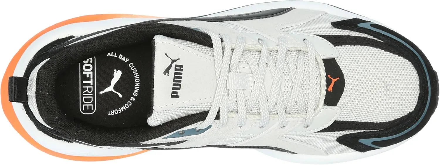 PUMA Men's Hypnotic Leather Shoes, Black-Strong Gray, 10.5